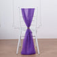 5 Pack | Purple DIY Designer Chiffon Chair Sashes | 22" x 78"