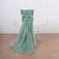 Chair Sashes 22 Inch x 78 Inch In Sage Green Chiffon 