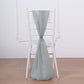 5 Pack | Silver DIY Designer Chiffon Chair Sashes | 22" x 78"