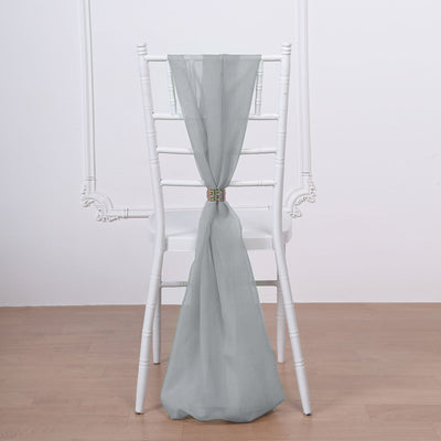 Elegant Chiffon Chair Sashes