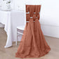 Terracotta Chiffon DIY Premium Designer Chair Sashes 22 Inch x 78 Inch in Pack of 5