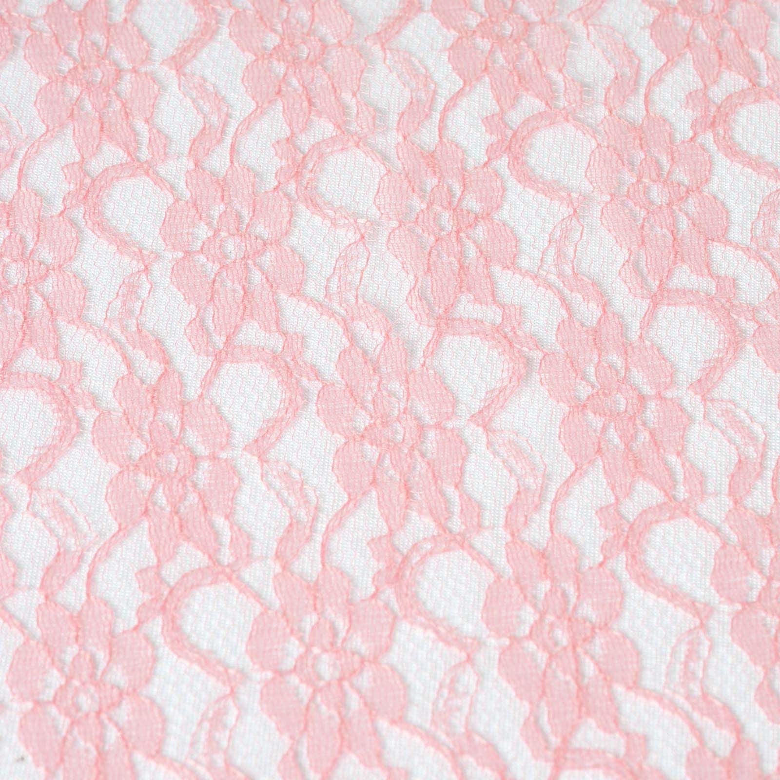 5 PCS | 6 inch x 108 inch Rose Quartz Lace Chair Sash