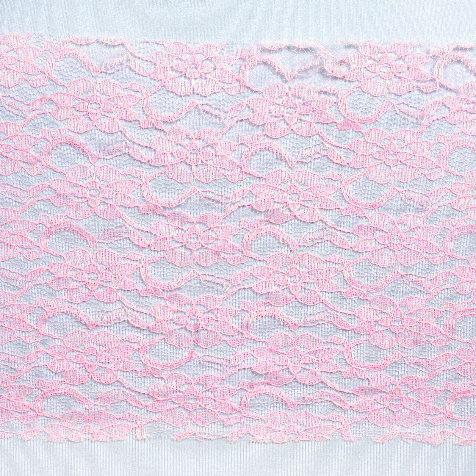 5 PCS | 6 inch x 108 inch Rose Quartz Lace Chair Sash