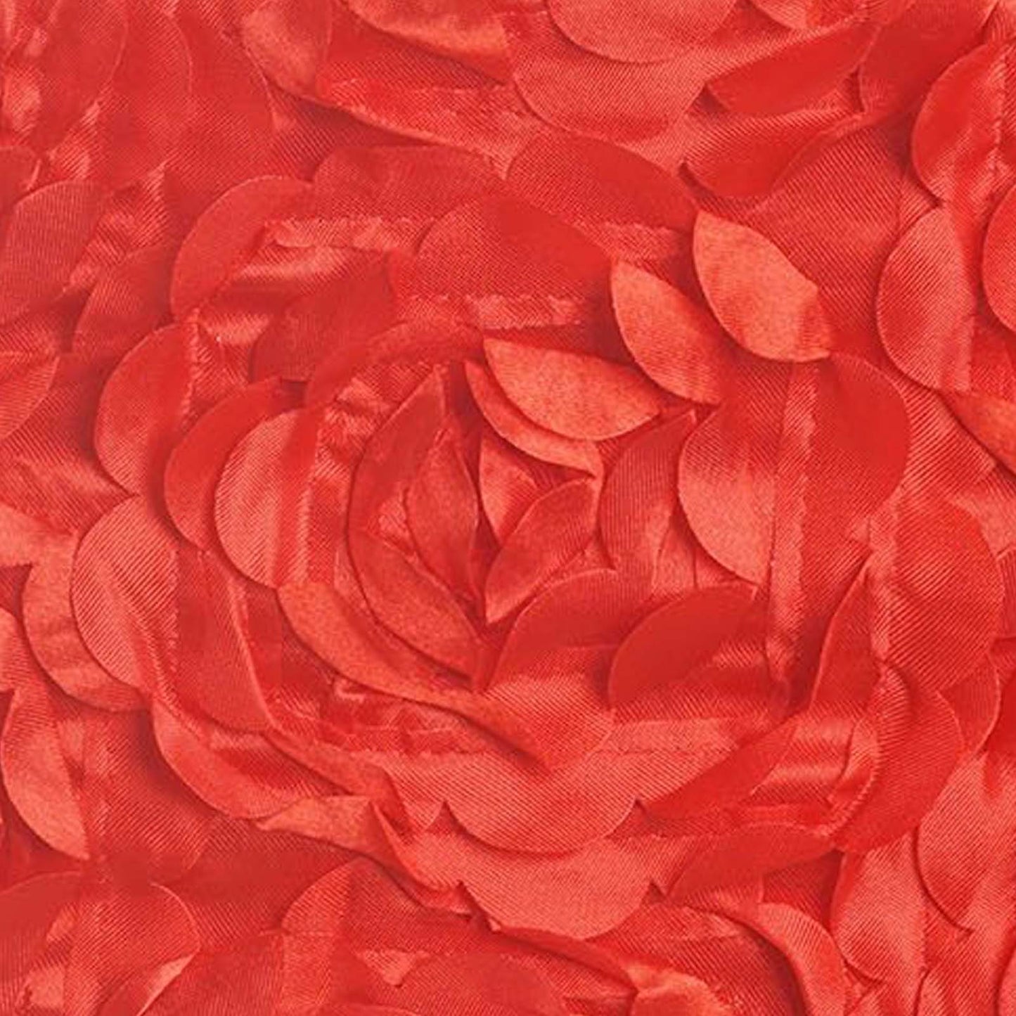 5 pack | 6inch x 14inch Red Satin Rosette Spandex Stretch Chair Sash#whtbkgd