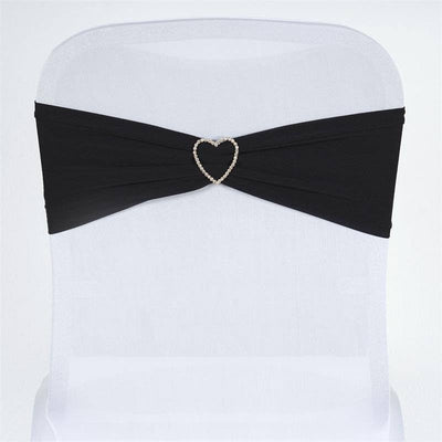 Transform Your Event with Black Spandex Chair Sashes