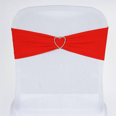 Elevate Your Event with Red Spandex Chair Sashes