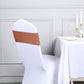 Pack Of 5 Terracotta Spandex Stretch Chair Sashes 5 Inch X 12 Inch