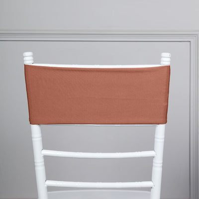 Elegant Terracotta Chair Sashes