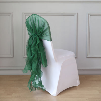 Elevate Your Event with Hunter Emerald Green Chiffon Hoods
