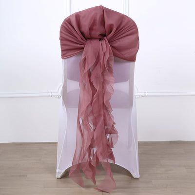Transform Your Event with Mauve Chiffon Hoods