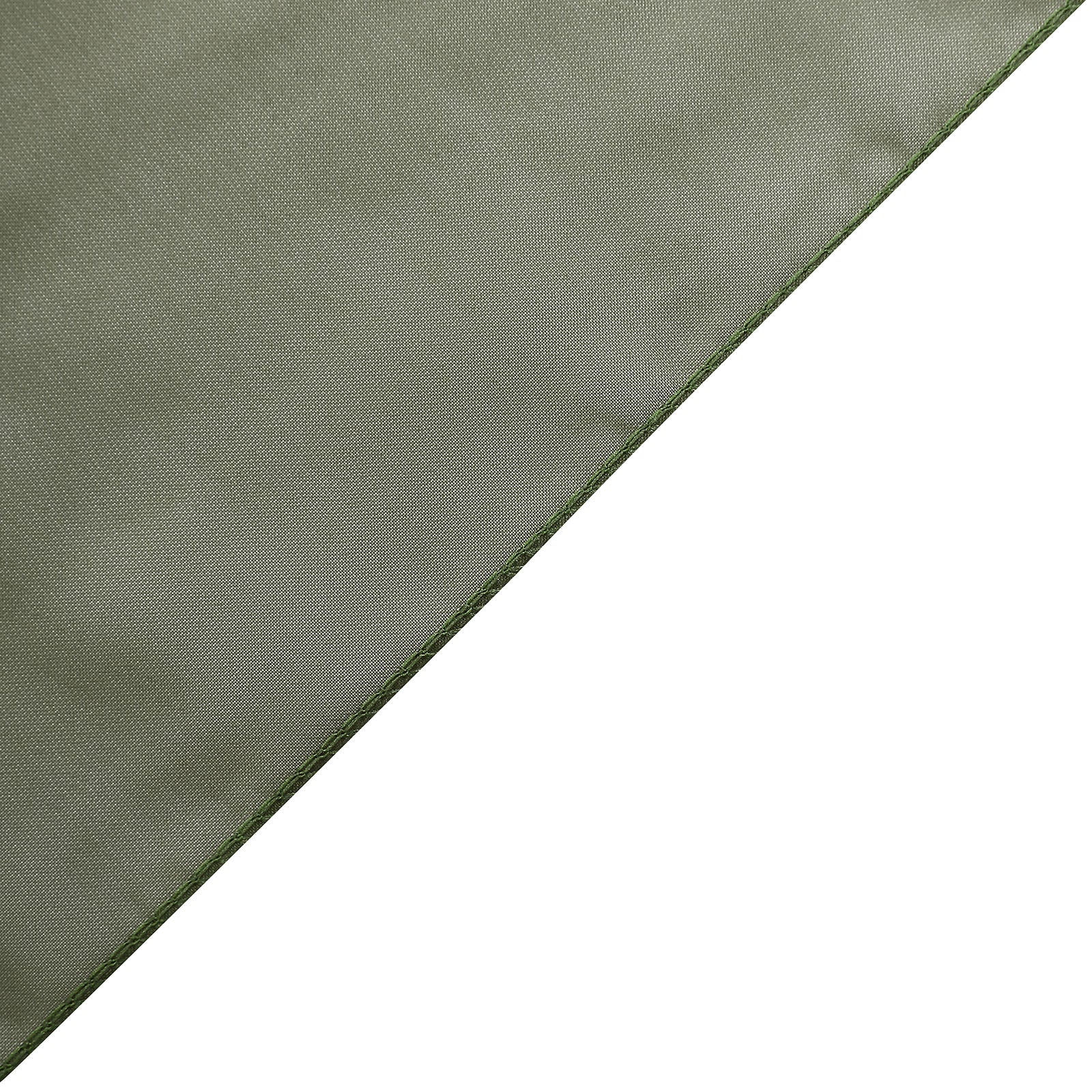 Chiffon Table Runner In Olive Green 6 Feet