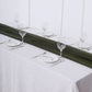 6 Feet Olive Green Chiffon Table Runner 