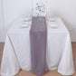 6ft Violet Amethyst Chiffon Table Runner