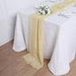 6 FT | Champagne Premium Chiffon Table Runner