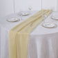 6 FT | Champagne Premium Chiffon Table Runner