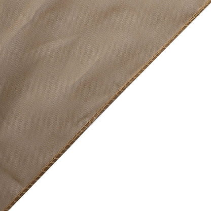 Gold chiffon table runner, 6ft long, perfect for elegant table settings.