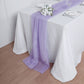 6ft Lavender Lilac Premium Chiffon Table Runner