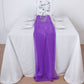 6ft Purple Chiffon Table Runner