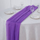 6FT | Purple Premium Chiffon Table Runner