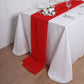 6 FT | Red Premium Chiffon Table Runner