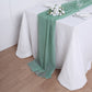 6 Feet Chiffon Table Runner In Sage Green