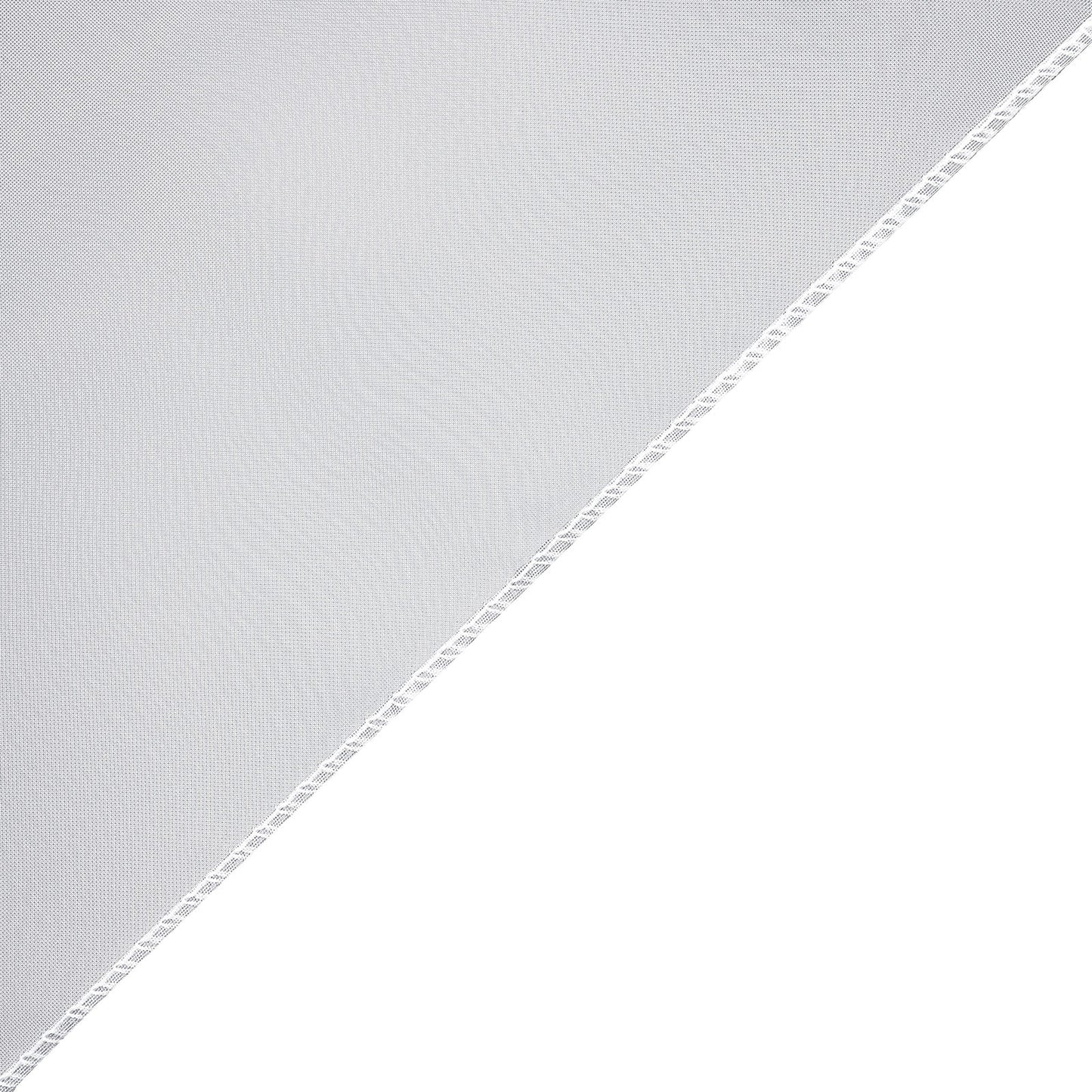 6 FT | White Premium Chiffon Table Runner