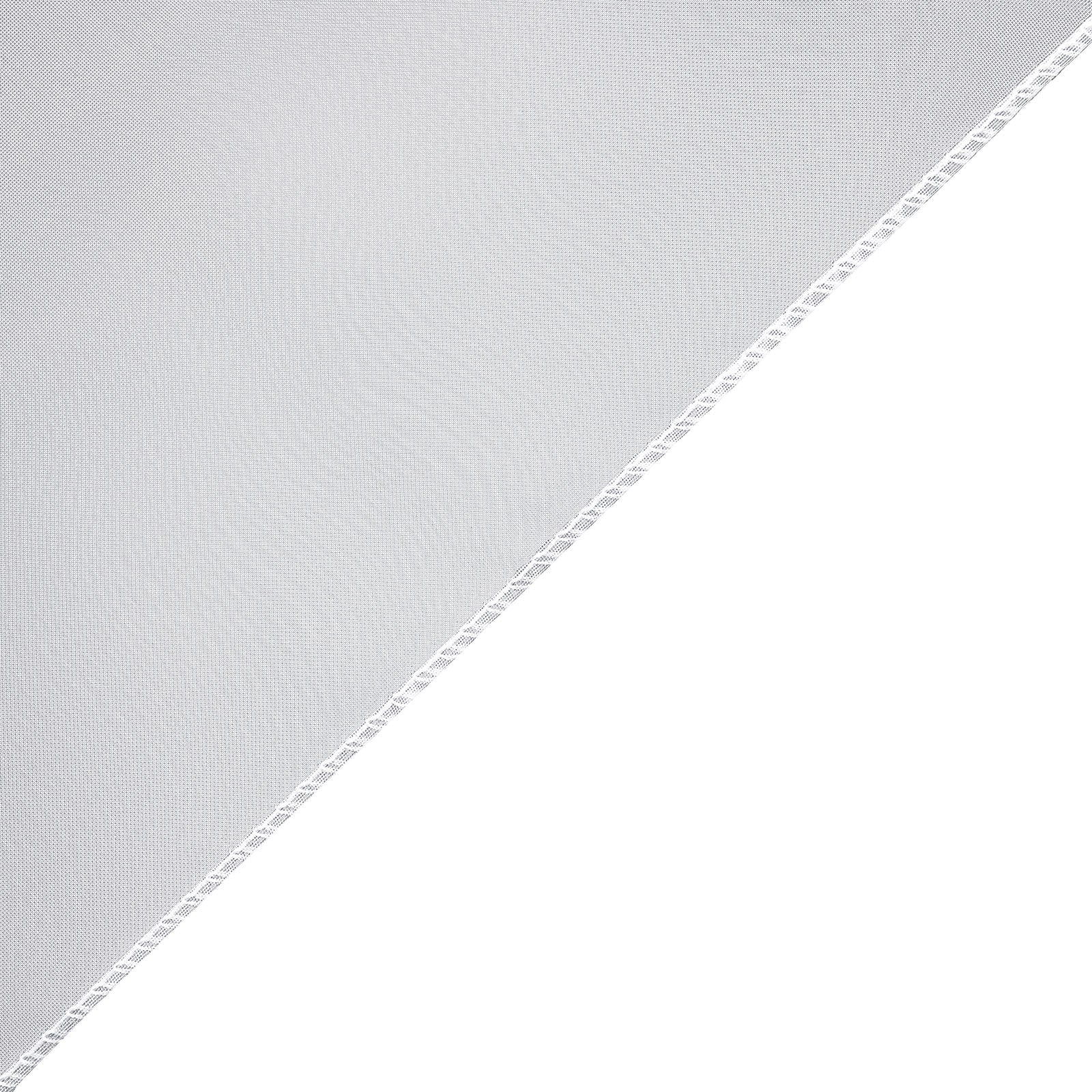 6 FT | White Premium Chiffon Table Runner