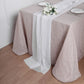 6 FT | White Premium Chiffon Table Runner