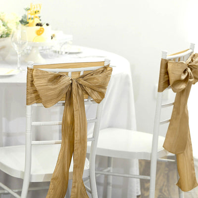 Elevate Your Event with Gold Chair Sashes