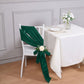 5 Pack | Accordion Crinkle Taffeta Hunter Emerald Green Chair Sashes - 6"x106"