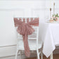 5 Pack | Dusty Rose Gauze Cheesecloth Boho Chair Sashes - 16inch x 88inch