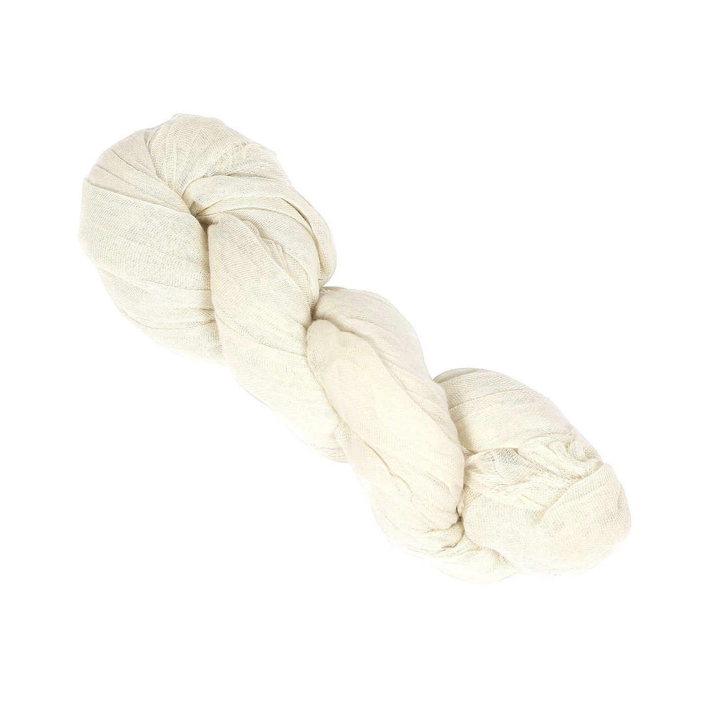 5 Pack | Cream Gauze Cheesecloth Boho Chair Sashes - 16inch x 88inch