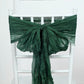 5 Pack | Hunter Emerald Green Gauze Cheesecloth Boho Chair Sashes - 16inch x 88inch