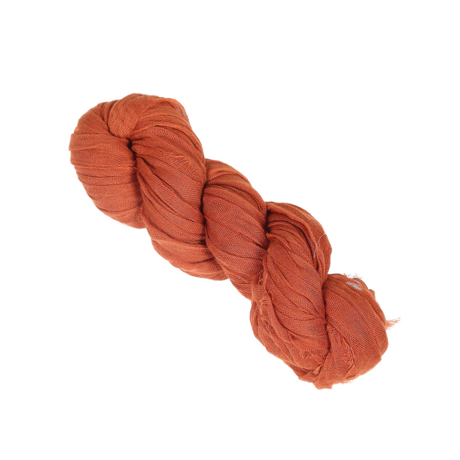 5 Pack | Terracotta Gauze Cheesecloth Boho Chair Sashes - 16inch x 88inch