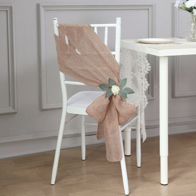 Durability and Reusability of Dusty Rose Chair Sashes
