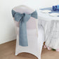 5 Pack Dusty Blue Colored Polyester Chair Sashes 6 Inch x 108 Inch