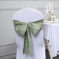 5 Pack Eucalyptus Sage Green Chair Sashes 6 Inch x 108 Inch Polyester
