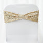 5 pack | 6x15 Champagne Sequin Spandex Chair Sash