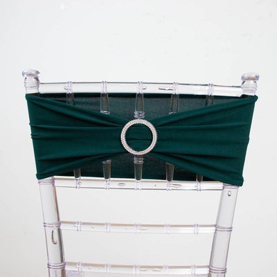 Elegant Design of Hunter Emerald Green Chair Sashes