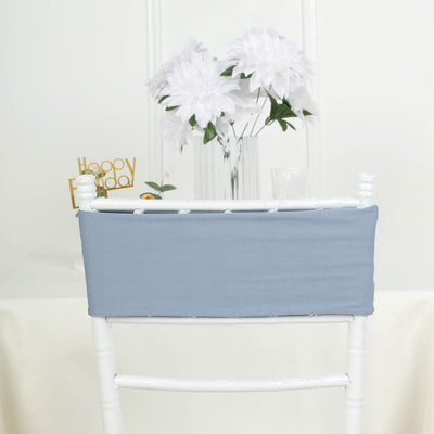 Stylish Dusty Blue Chair Sashes