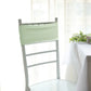 Pack Of 5 Sage Green Spandex Sashes For Chairs 5 Inch X 12 Inch 