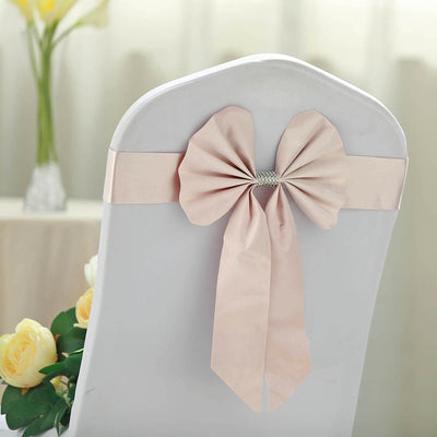 Elegant Design of Blush Reversible Chair Sashes