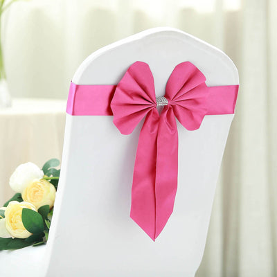 Elevate Your Event with Fuchsia Chair Sashes