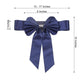 5 Pack | Navy Blue | Reversible Chair Sashes with Buckle | Double Sided Pre-tied Bow Tie Chair Bands | Satin & Faux Leather