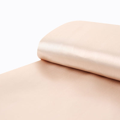 Luxurious Texture of Beige Satin Fabric