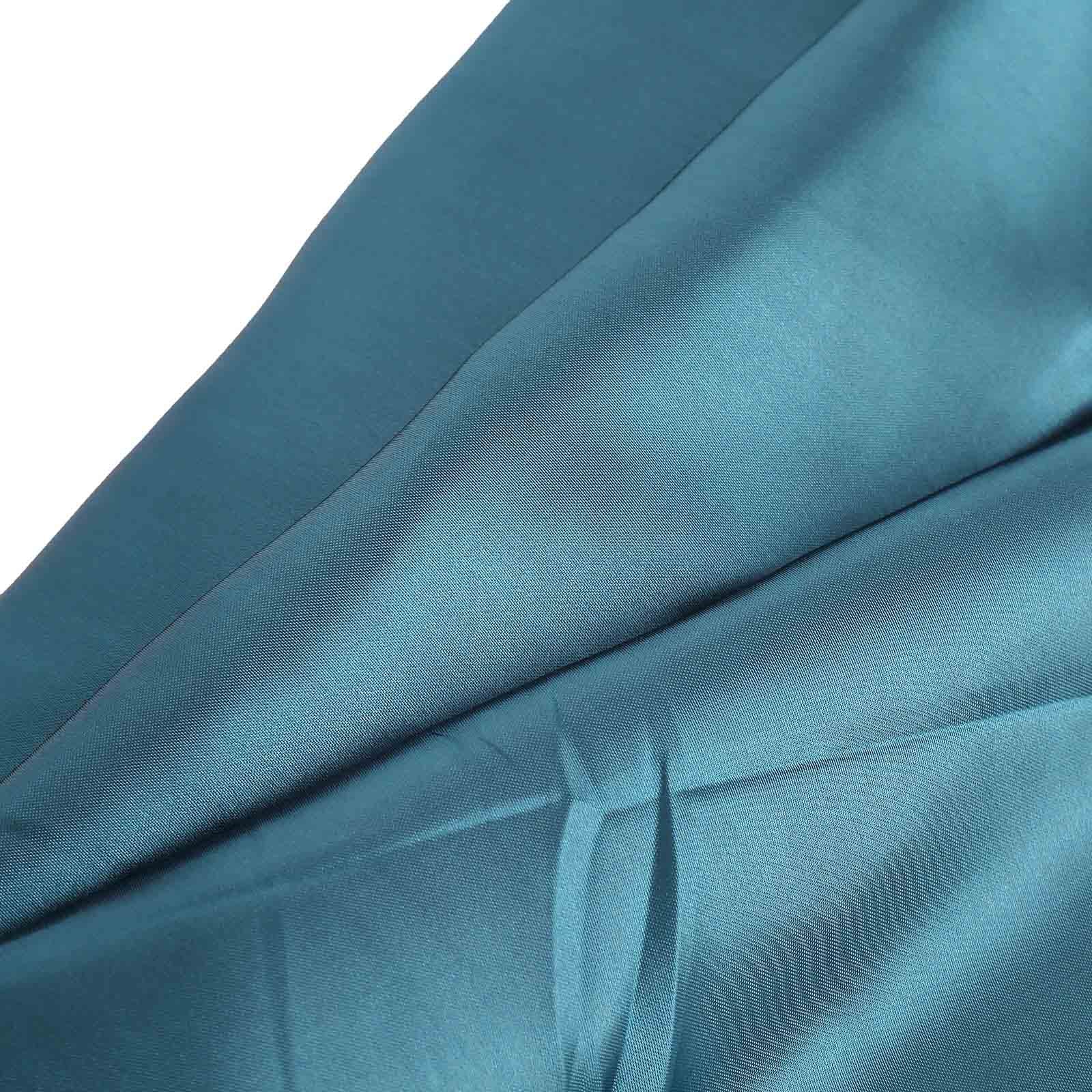 Satin Fabric Bolt Peacock Teal 10 Yards x 54 Inch