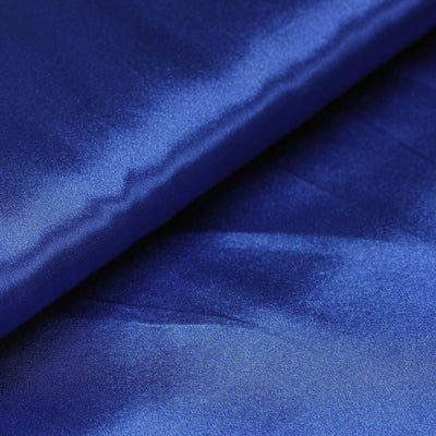 Elevate Your Event Décor with Royal Blue Satin Fabric
