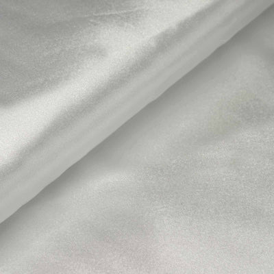 Luxurious Sheen of White Satin Fabric