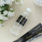 Black and gold birthday water bottle label with waterproof design.