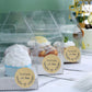 500pcs | 1.5” Handmade with Love Olive Branch Stickers Roll, Labels Cookie and Bakery Box - Round
